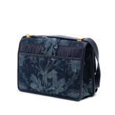 Printed Denim Flowers 30 Montaigne Flap
